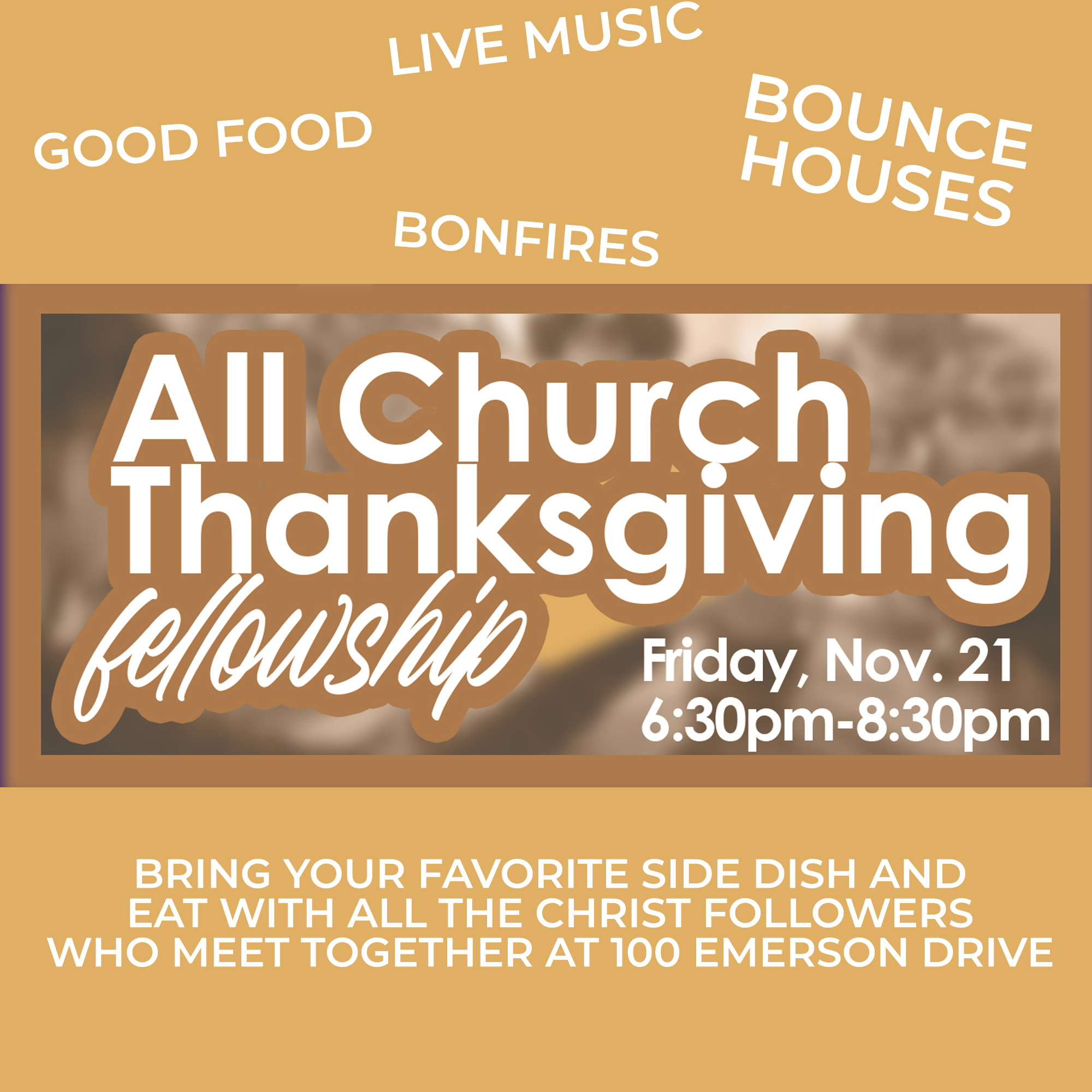 All Church Thanksgiving fellowship - SQUARE